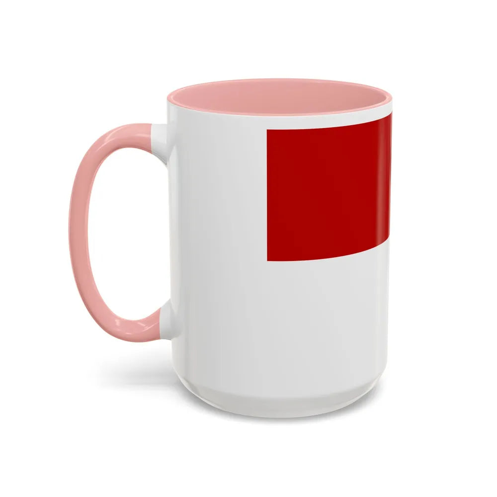 Flag of Gaeta Italy - Accent Coffee Mug-Go Mug Yourself