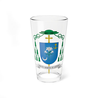 Escudo de Edmar José da Silva (Spain) (Coat of Arms) Pint Glass 16oz