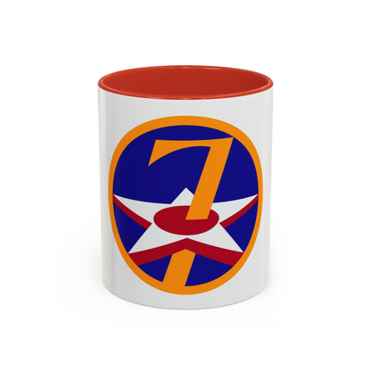7 Air Force (U.S. Army) Accent Coffee Mug
