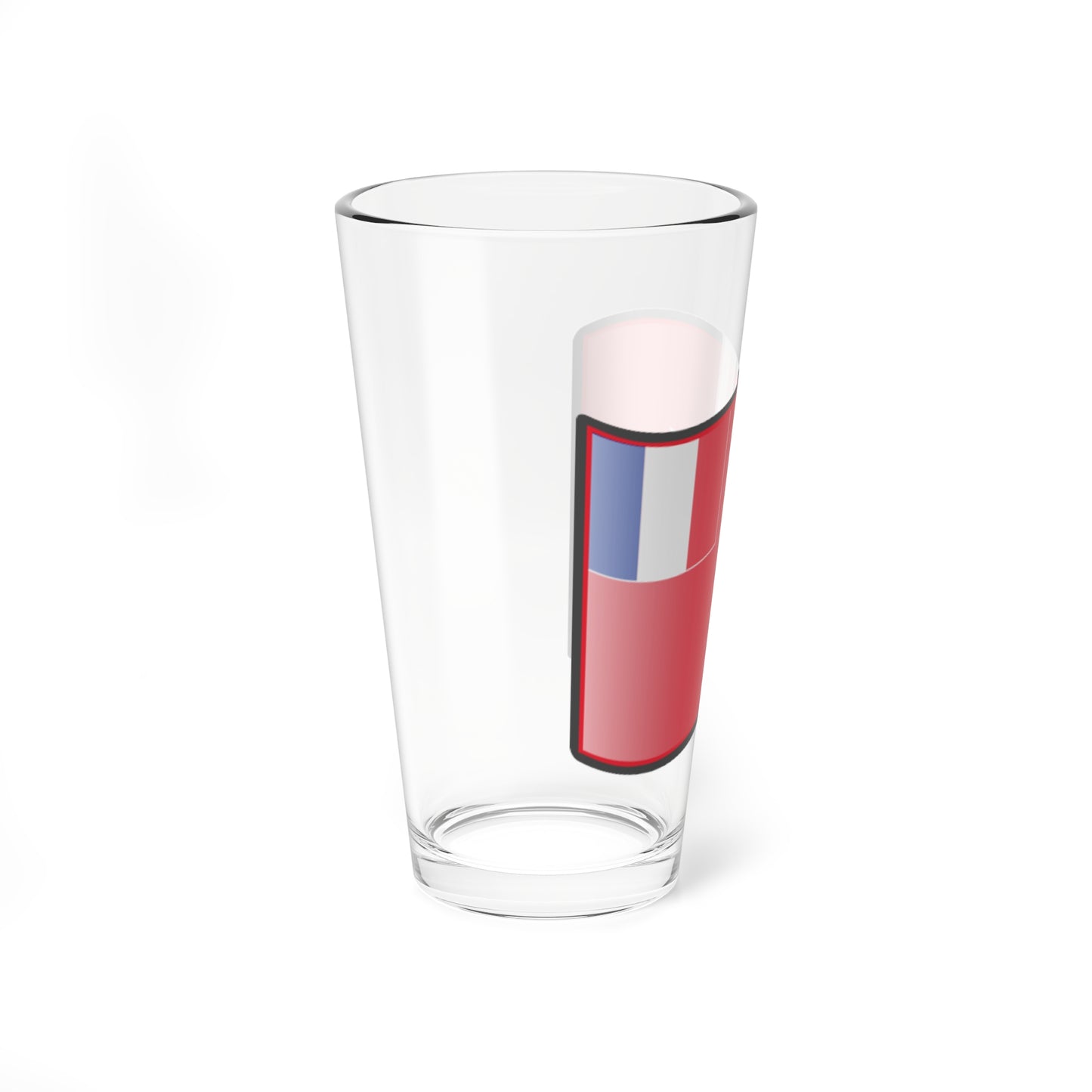 Nuvola Wallis and Futuna flag (France) Pint Glass 16oz