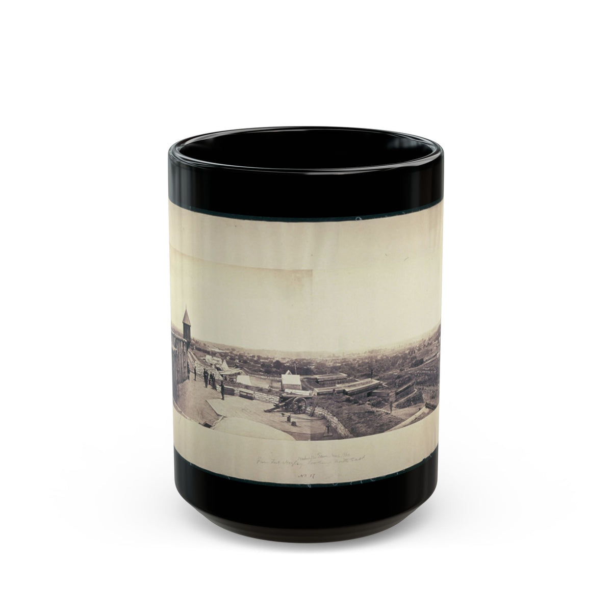 Nashville, Tenn., From Fort Negley Looking Northeast (U.S. Civil War) Black Coffee Mug