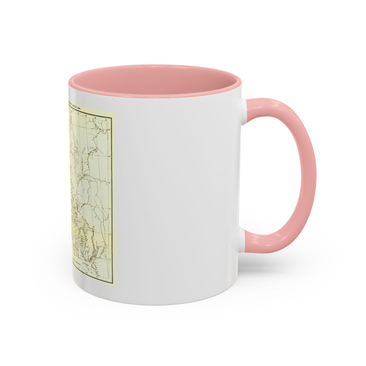 USA - Alaska (1903) (Map) Accent Coffee Mug