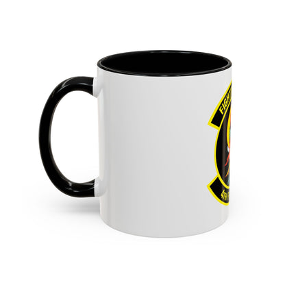 4th Fighter SQ Fightin' Fuujins (U.S. Air Force) Accent Coffee Mug