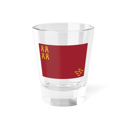 Flag of the Region of Murcia Spain - Shot Glass 1.5oz