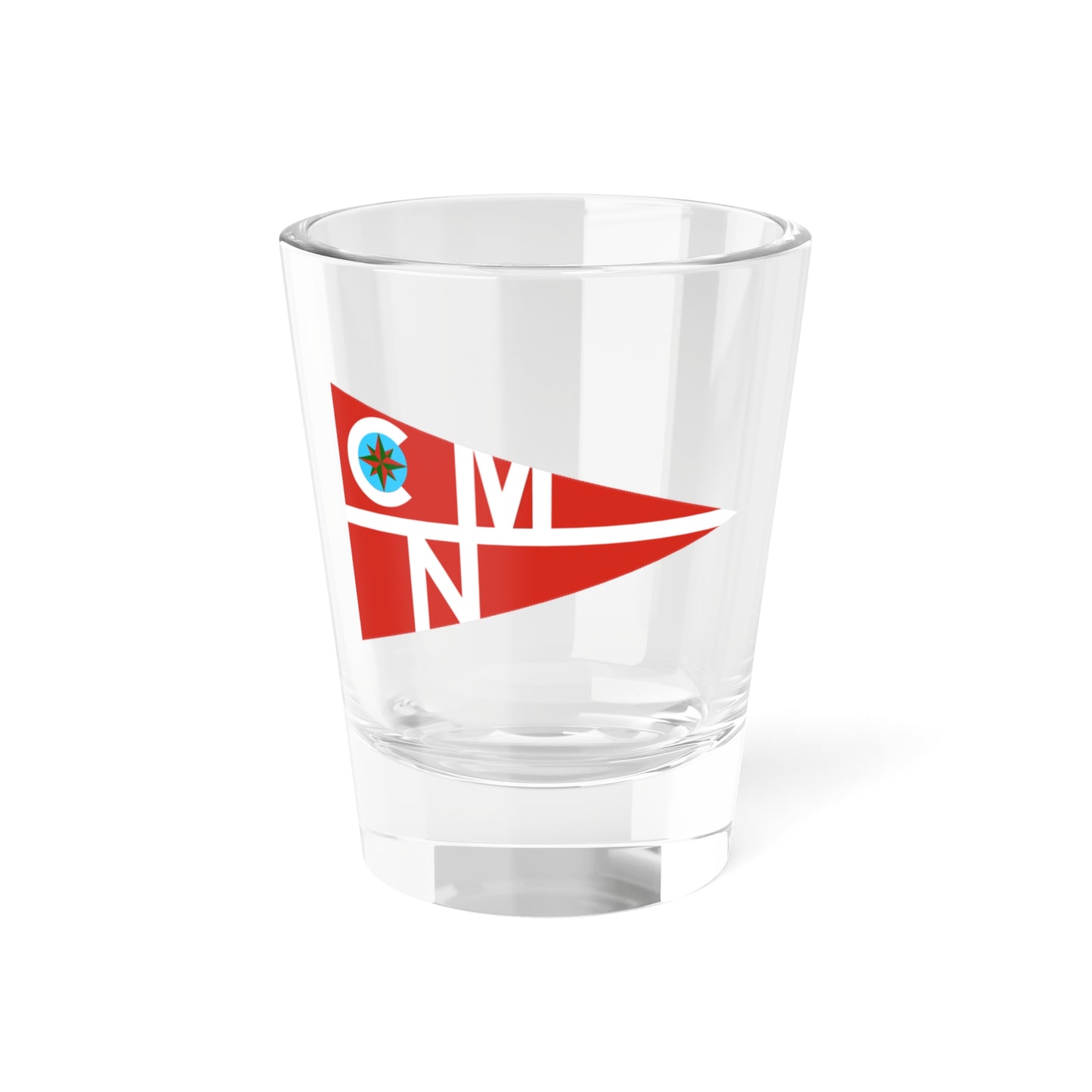 Burgee of C N Morcote (Switzerland) Shot Glass 1.5oz