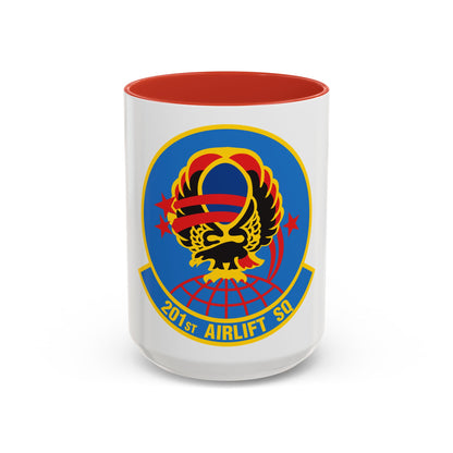 201 Airlift Squadron (U.S. Air Force) Accent Coffee Mug