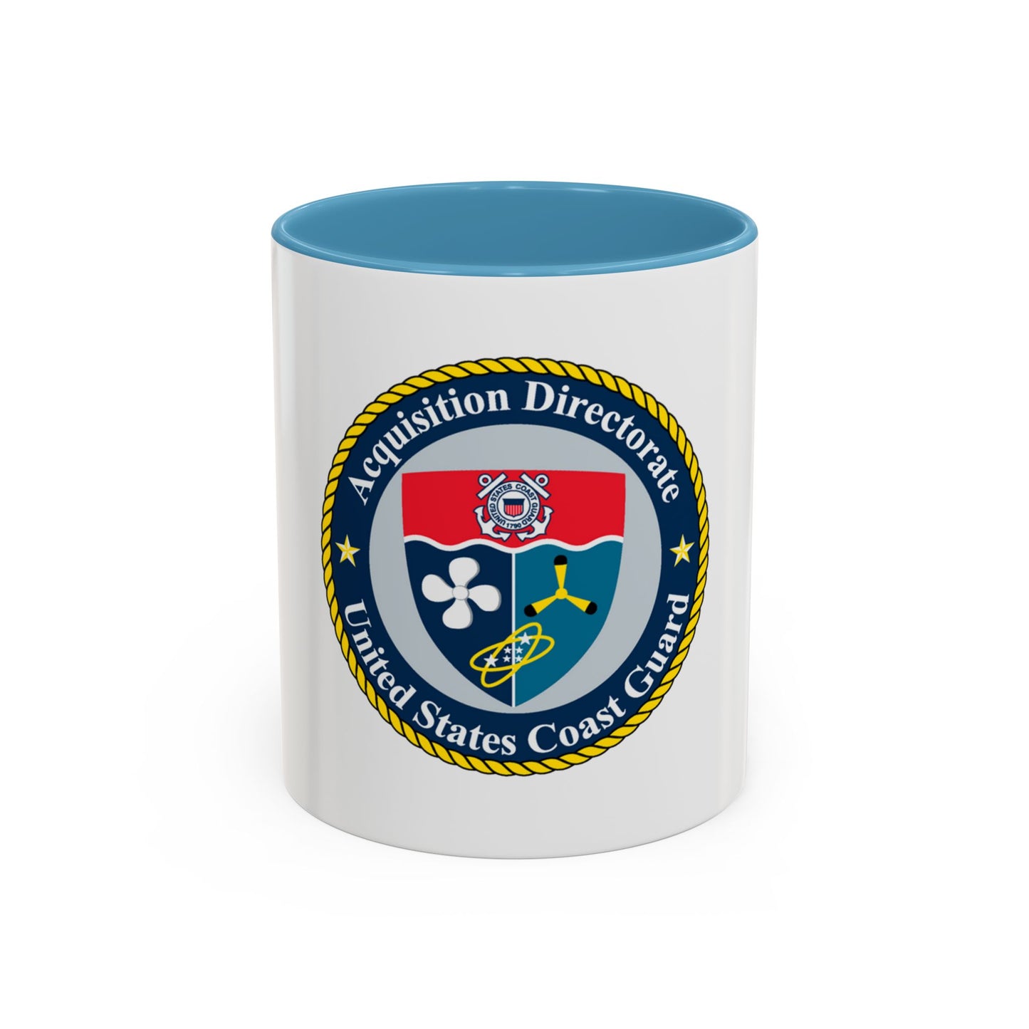 USCG Acquisition Directorate (U.S. Coast Guard) Accent Coffee Mug
