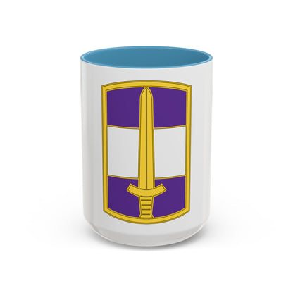 308 Civil Affairs Brigade 3 (U.S. Army) Accent Coffee Mug