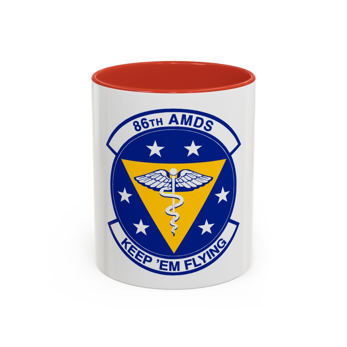 86 Aerospace Medicine Squadron USAFE (U.S. Air Force) Accent Coffee Mug