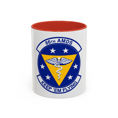 86 Aerospace Medicine Squadron USAFE (U.S. Air Force) Accent Coffee Mug