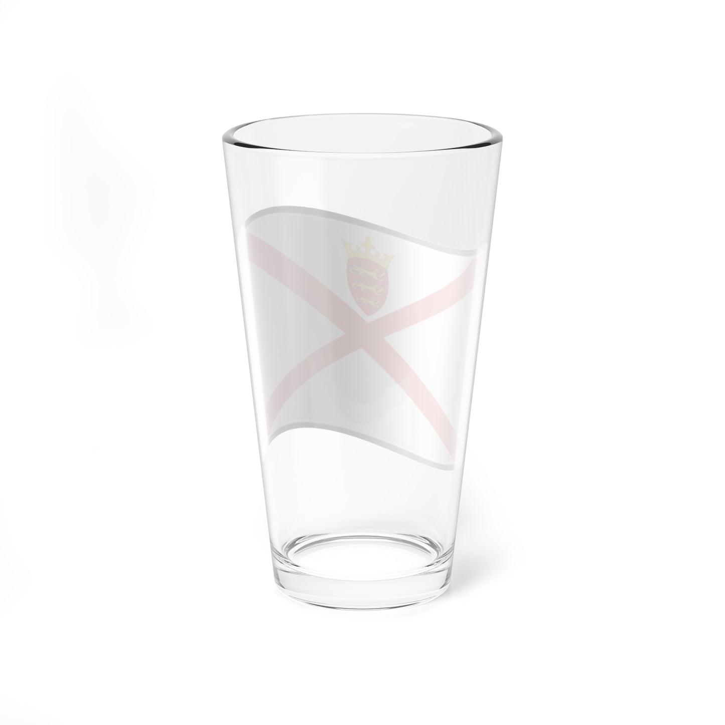 Nuvola Jersey flag (United Kingdom) Pint Glass 16oz