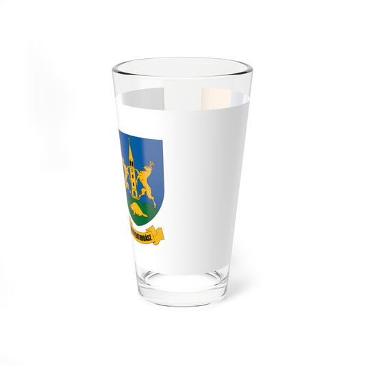 Flag of Hegyhathodasz (Hungary) Pint Glass 16oz