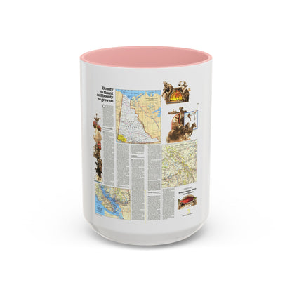 Canada - British Columbia, Alberta & Yukon 2 (1978) (Map) Accent Coffee Mug