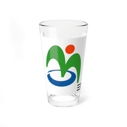 Flag of Miyoshi Tokushima (Japan) Pint Glass 16oz