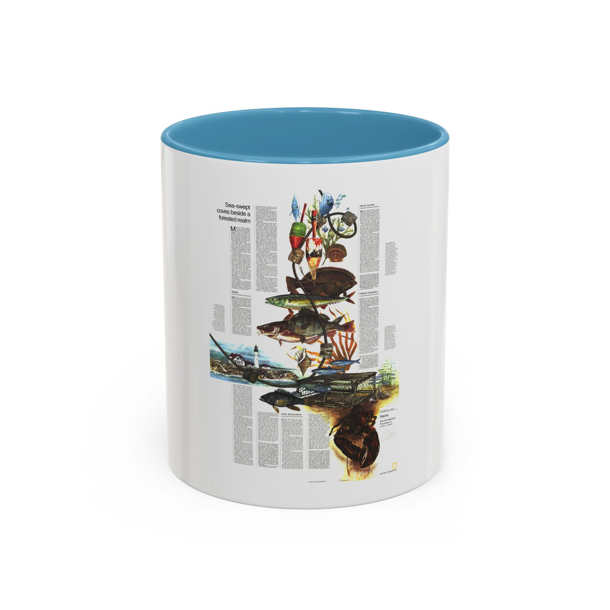 Canada - Maine, with the Maritime Provinces 2 (1975) (Map) Accent Coffee Mug