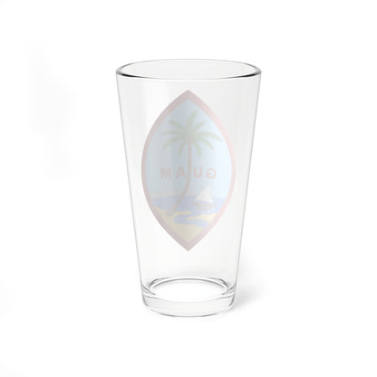 Seal of Guam (United States) (Coat of Arms) Pint Glass 16oz