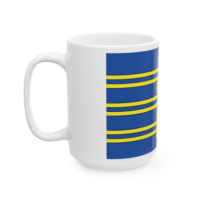 Flag of Territoire de Belfort France 2 - White Coffee Mug-Go Mug Yourself