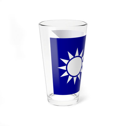 ROCN Commodores Flag 1912 (China) Pint Glass 16oz