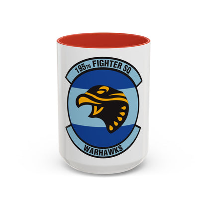 195 Fighter Squadron (U.S. Air Force) Accent Coffee Mug