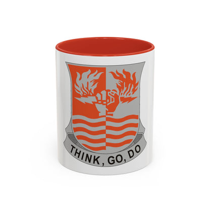 504 Signal Battalion (U.S. Army) Accent Coffee Mug