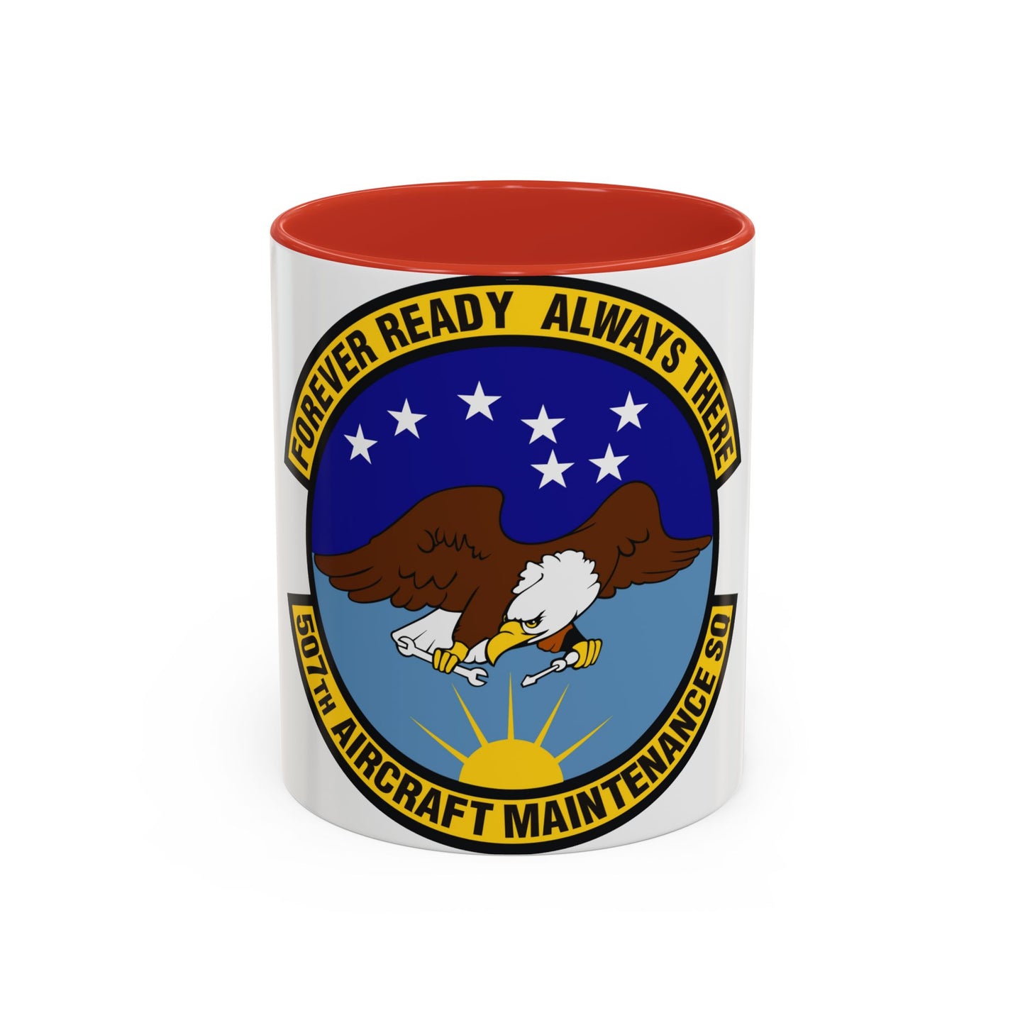 507th Aircraft Maintenance Squadron (U.S. Air Force) Accent Coffee Mug