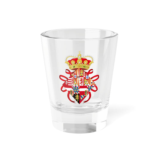 Coat of Arms of Infanta Isabella of Spain as Governor Monarch of the Low Countries (Austria) (Coat of Arms) Shot Glass 1.5oz