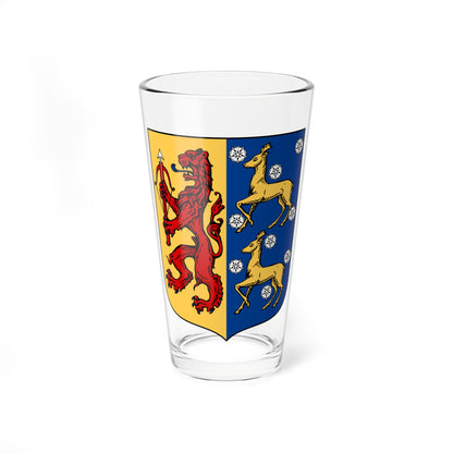 Kalmar läns vapen före 1944 (Sweden) (Coat of Arms) Pint Glass 16oz