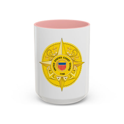 Commandant Staff (U.S. Coast Guard) Accent Coffee Mug