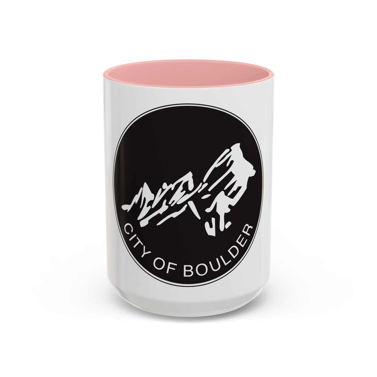 Seal of Boulder Colorado - Accent Coffee Mug