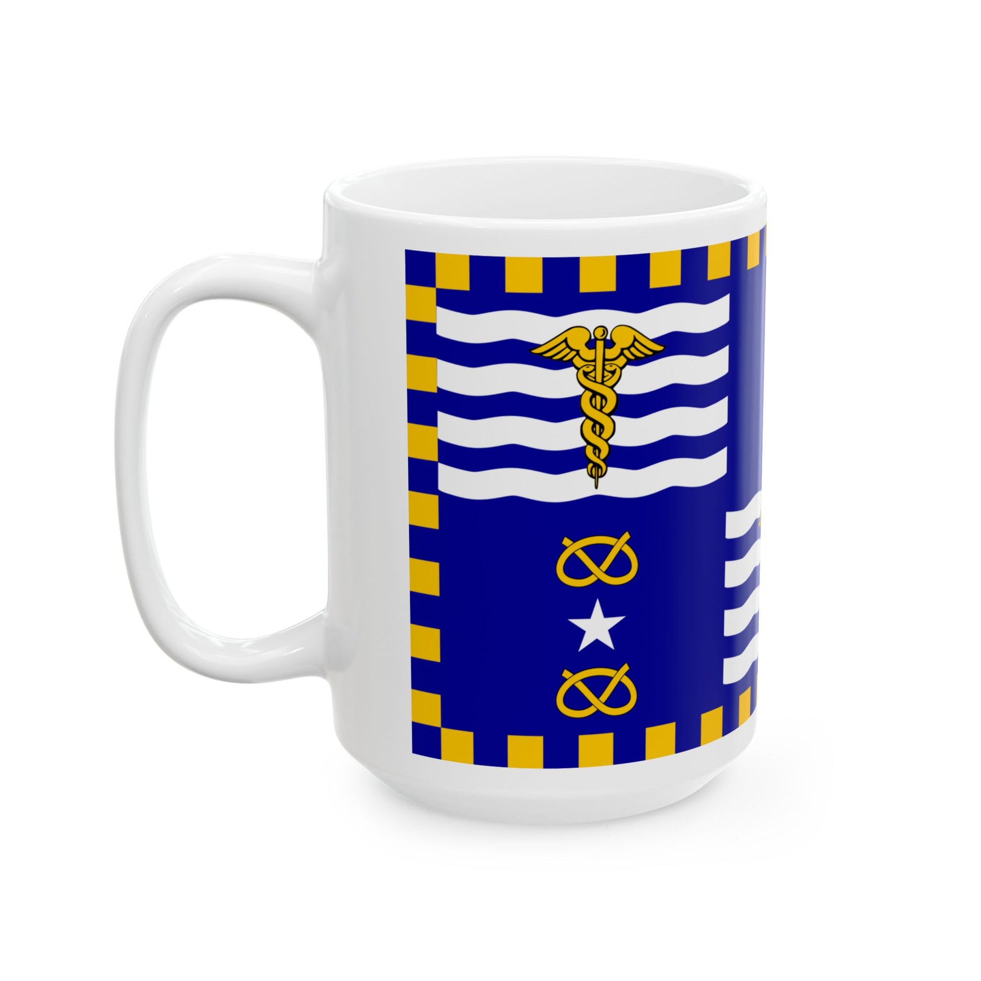 Flag of the City of Brisbane Australia - White Coffee Mug-Go Mug Yourself