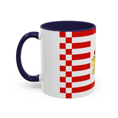 Flag of Bremen with flag arms Germany - Accent Coffee Mug-Go Mug Yourself