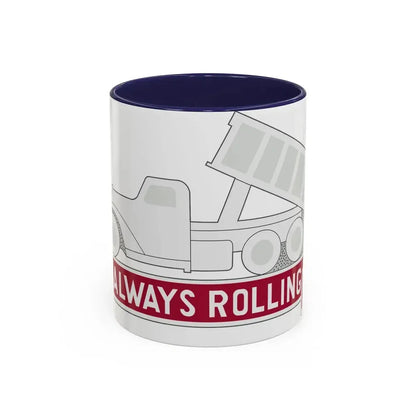 576 Engineer Company (U.S. Army) Accent Coffee Mug 11oz Navy - Go Mug Yourself