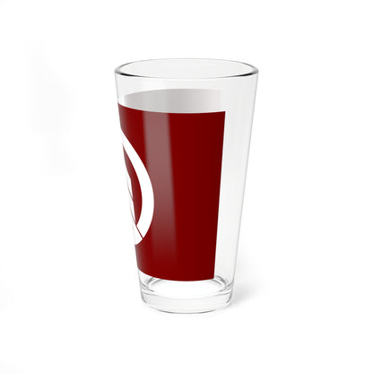 Flag of Miyamori Iwate 1955-2005 (Japan) Pint Glass 16oz
