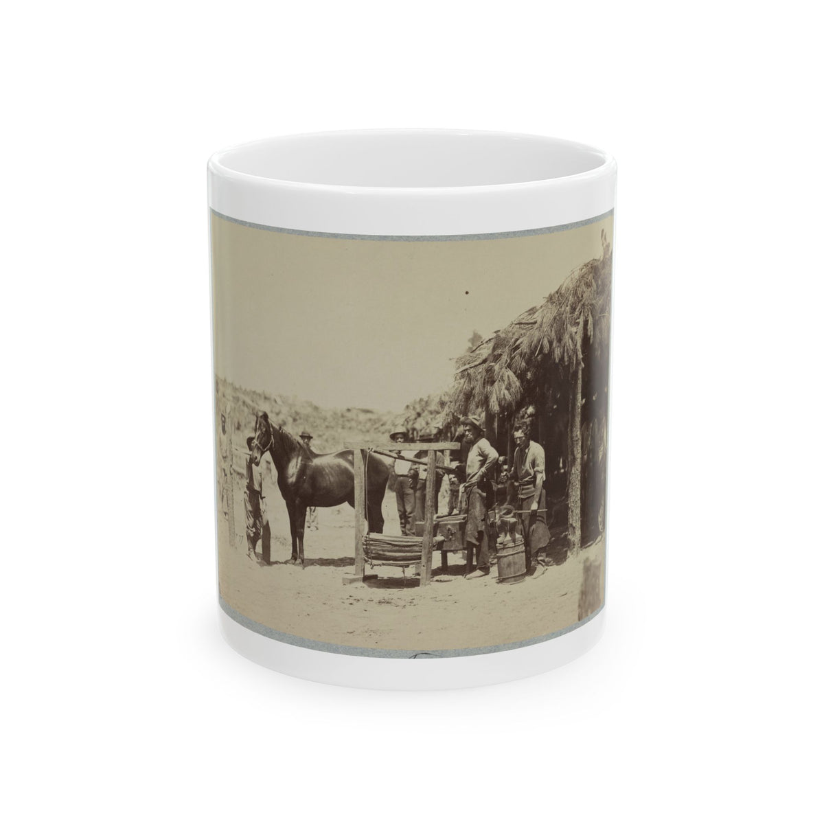 Army Forge In Front Of Petersburg, Va. (U.S. Civil War) White Coffee Mug