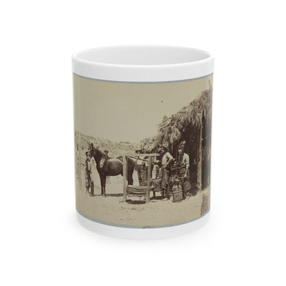 Army Forge In Front Of Petersburg, Va. (U.S. Civil War) White Coffee Mug