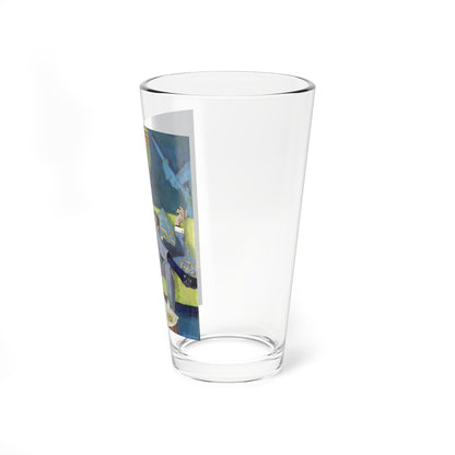 Illustration from The Saturday Evening Post 1959 - Pint Glass 16oz