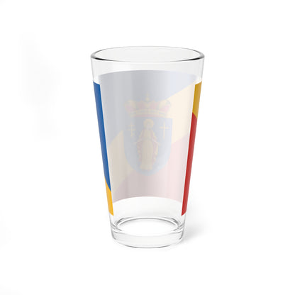 Flag of Hercegszanto (Hungary) Pint Glass 16oz