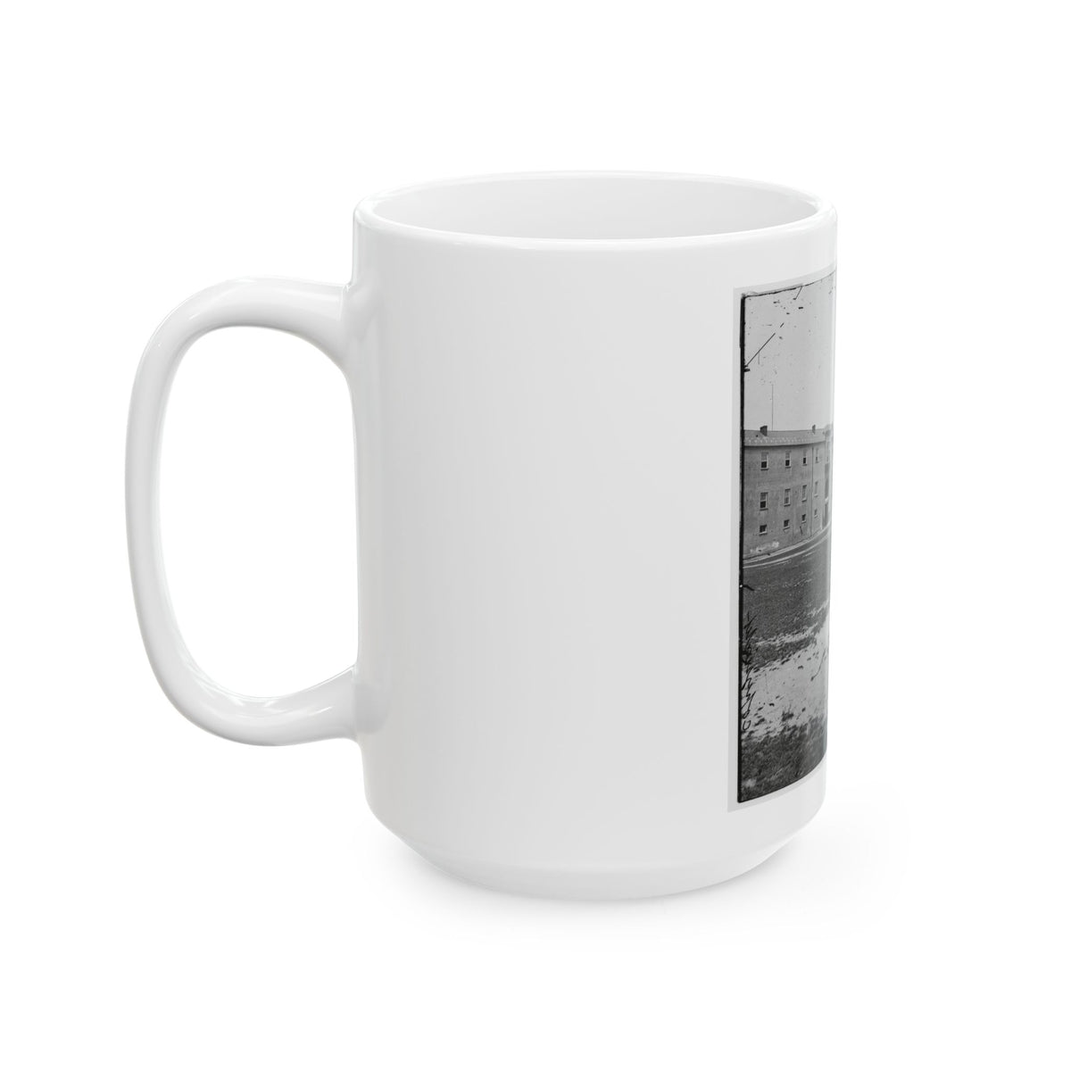 Charleston, S.C. The Citadel Seen Across Marion Square (U.S. Civil War) White Coffee Mug