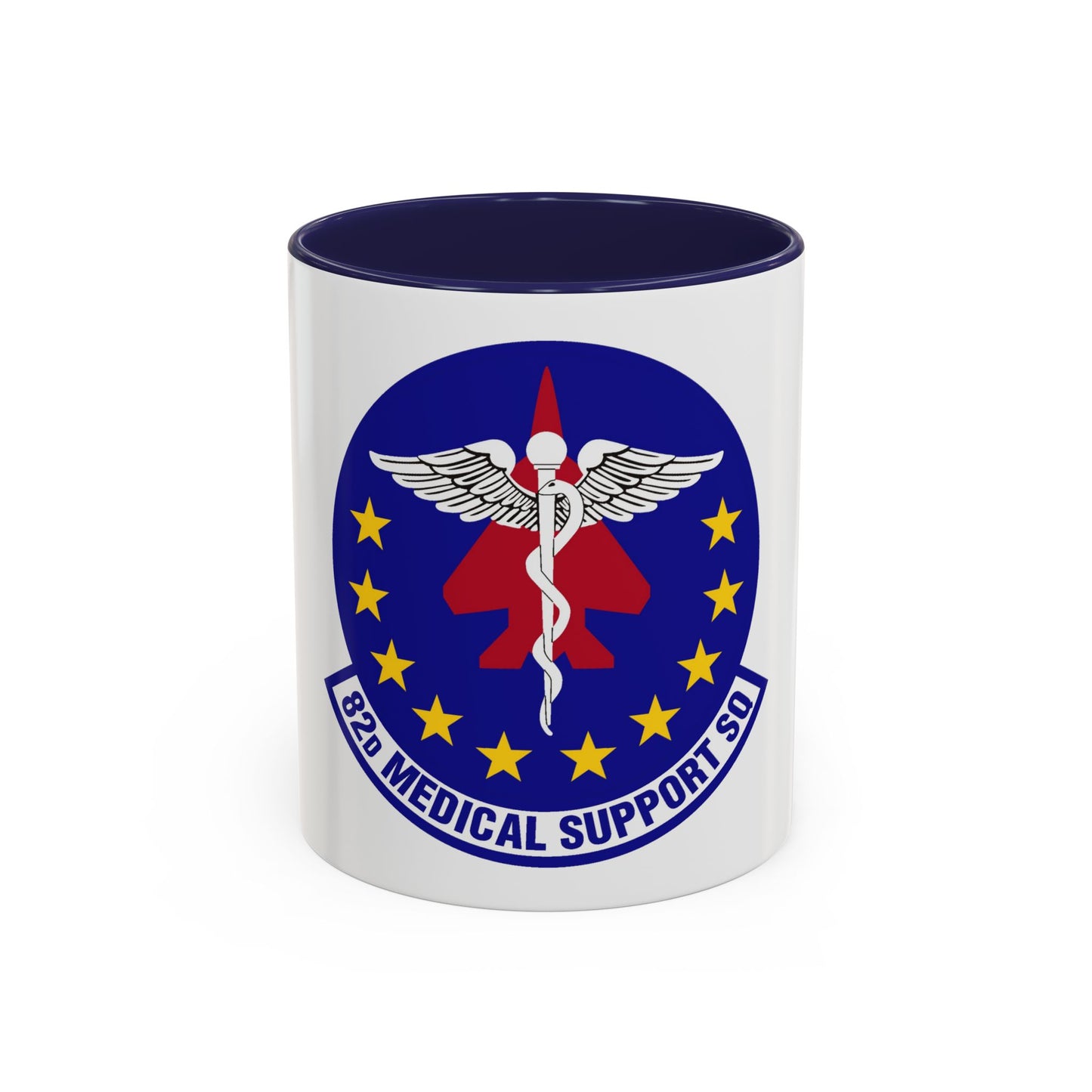 82d Medical Support Squadron (U.S. Air Force) Accent Coffee Mug