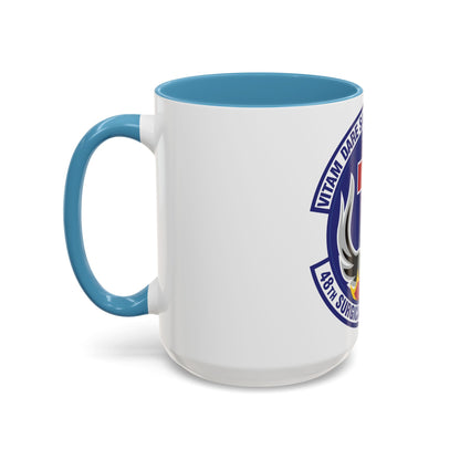 48th Surgical Operations Squadron (U.S. Air Force) Accent Coffee Mug