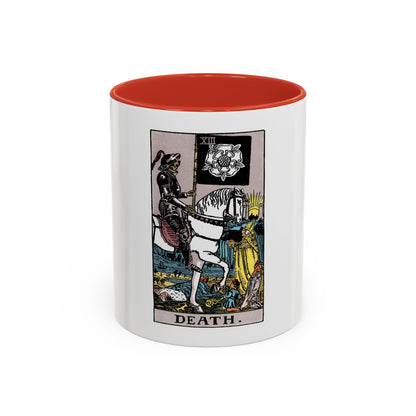 Death (Tarot Card) Accent Coffee Mug