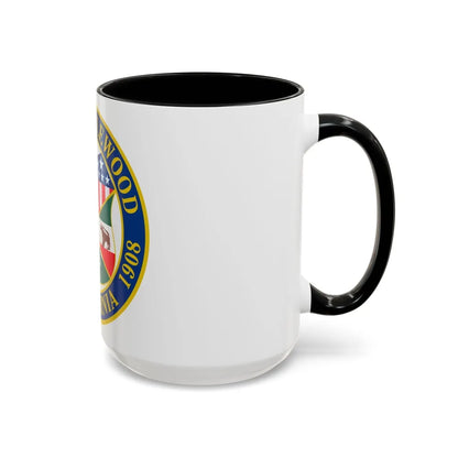 Seal of Inglewood California - Accent Coffee Mug-Go Mug Yourself