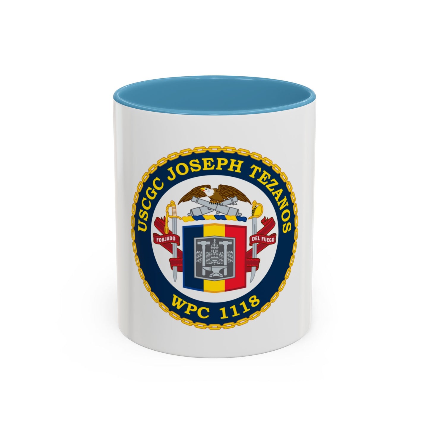 USCG Joseph Tezanos WPC 1118 (U.S. Coast Guard) Accent Coffee Mug