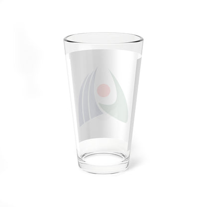 Flag of Mukawa Hokkaido (Japan) Pint Glass 16oz