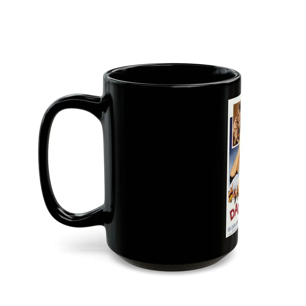 DADDY-O 1958 Movie Poster - Black Coffee Mug-Go Mug Yourself