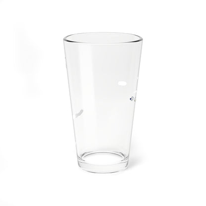 Flag-map of the Azores (Portugal) Pint Glass 16oz