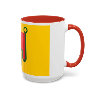 Flag of Auvergne France - Accent Coffee Mug-Go Mug Yourself