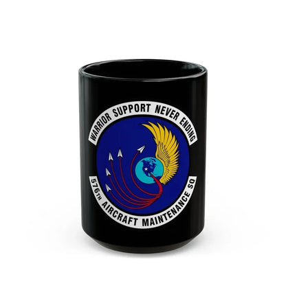 576th Aircraft Maintenance Squadron (U.S. Air Force) Black Coffee Mug 15oz - Go Mug Yourself