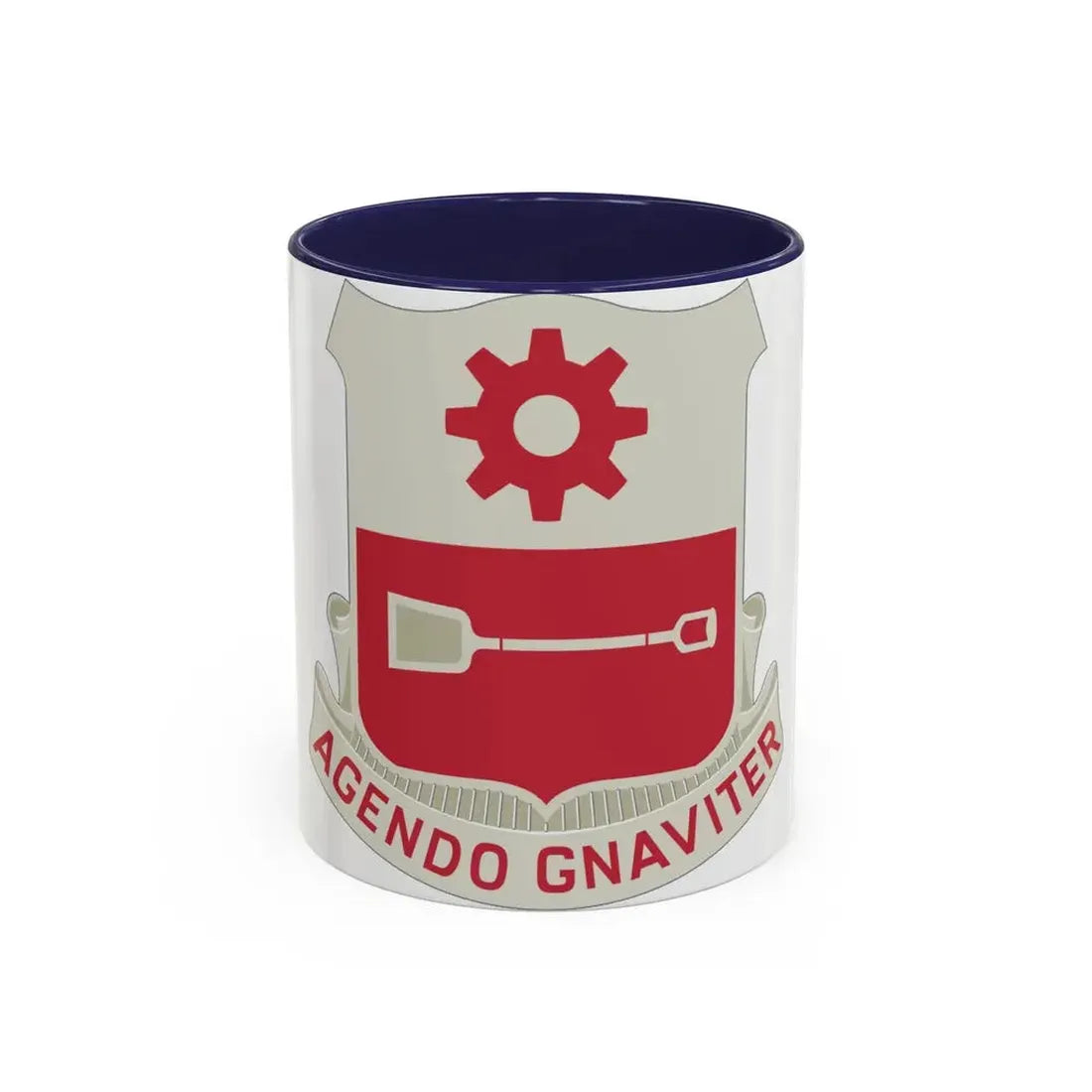 577 Engineer Battalion (U.S. Army) Accent Coffee Mug 11oz Navy - Go Mug Yourself