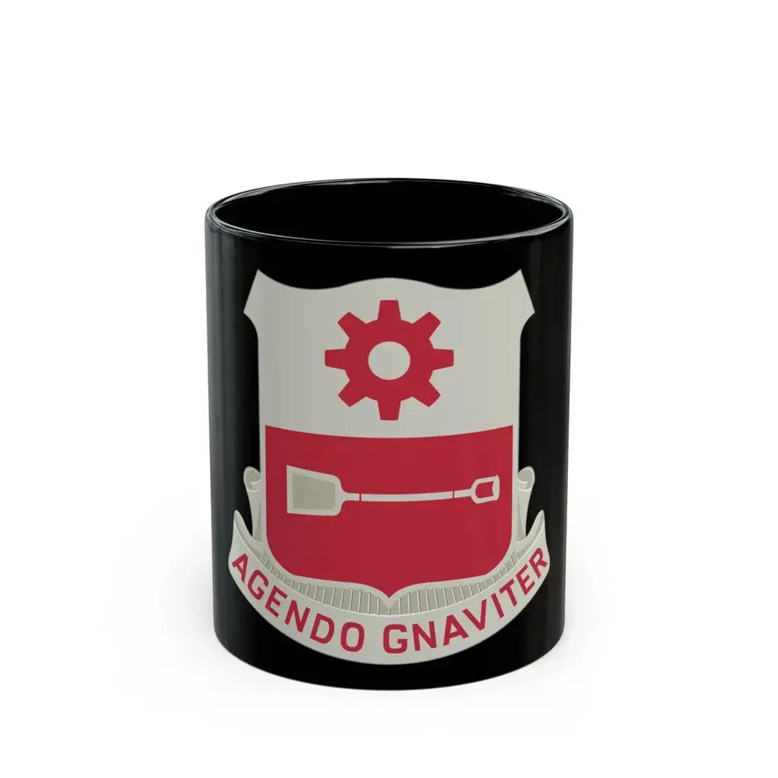 577 Engineer Battalion (U.S. Army) Black Coffee Mug - Go Mug Yourself